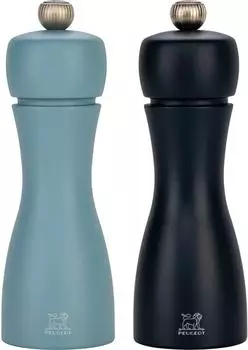 Peugeot Peugeot Salz- & Pfefferm&uuml;hle Tahiti 2tlg. Holz Blau
