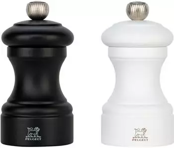 Peugeot Peugeot Salz-/Pfefferm&uuml;hle 10,5cm Set Bistro Duo schwarz/weiss