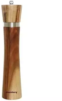 Klausberg KB-7592 Salz- und Pfefferm&uuml;hle Akazienholz Keramikmahlwerk 25cm (KB-7592)