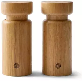 CrushGrind Helsinki Salz- und Pfefferm&uuml;hlenset Oak, 2-teilig
