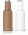 Arendo Salz- & Pfeffermühle elektrisch, 2er Set, Keramikmahlwerk, weiß/beige (306647)