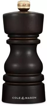 Cole & Mason London Salzm&uuml;hle, Buchenholz dunkel gebeizt, 13cm (H233015)
