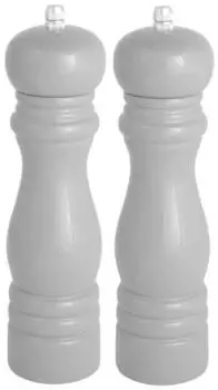IB Laursen Salz- & Pfefferm&uuml;hlen Set 2-teilig, Holz, hellgrau (1740-18)