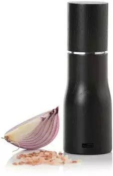 AdHoc Salz- und Pfeffermühle Levo 15,6 cm Edelstahl Schwarz S (Small)