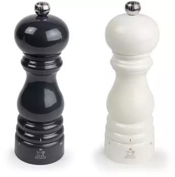 Peugeot PARISRAMA Mühlenset 22cm, Pfeffermühle schiefergrau & Salzmühle elfenbein (PEUG0VB01)
