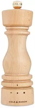 Cole & Mason London Salzmühle, Keramikmahlwerk, Buchenholz, 18cm (H233129)