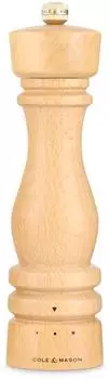 Cole & Mason London Salzmühle Buchenholz 22cm, Keramikmahlwerk (H243165)