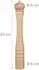 Relaxdays Pfeffermühle Holz, Keramikmahlwerk, 40cm, braun (10020593_126)