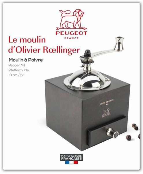 Peugeot Pfeffermühle Le Moulin d'Olivier Roellinger schokolade