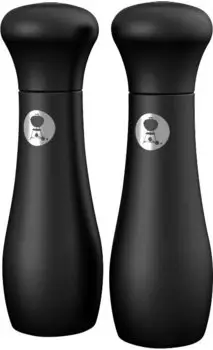 Weber Pfeffer- und Salzm&uuml;hle Set Style Schwarz 19 cm