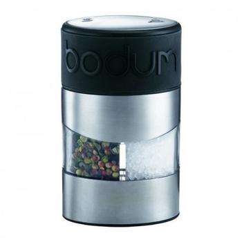Bodum Twin Salz- und Pfeffermühle 11 cm schwarz