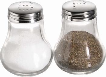 APS Salz und Pfefferstreuer je Ø 5 cm, H: 6,5 cm