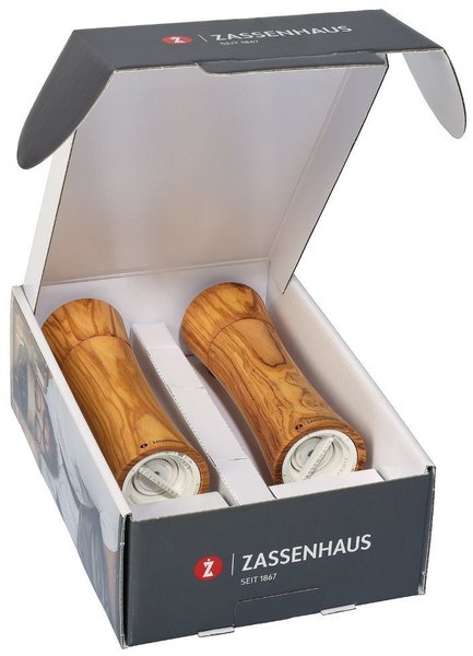 Zassenhaus Frankfurt Salz- und Pfeffermühle Set 18 cm Olive
