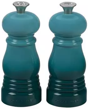 Le Creuset Salz- und Pfefferm&uuml;hle im Set 11 cm karibik