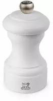 PEUGEOT Pfefferm&uuml;hle BISTRO 10cm Wei&szlig; Matt Buchenholz Stahlmahlwerk Klein