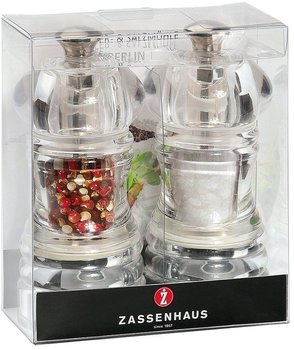 Zassenhaus Berlin Pfeffer- und Salzmühlen Set 12 cm acryl