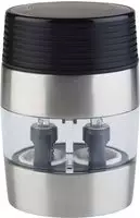 APS 2in1 Salz- und Pfefferm&uuml;hle, silber / transparent aus Edelstahl / Acryl,