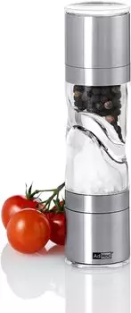 AdHoc Salz-/Pfefferm&uuml;hle Doppelm&uuml;hle Duomill Pure Mini 15 cm MP901