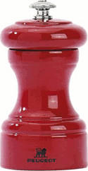 Peugeot Bistro Salzmühle rot lackiert 10 cm