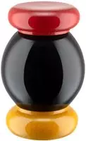 Alessi Salz- Pfefferm&uuml;hle, schwarz (ES18)