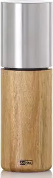 AdHoc Pfeffer-/ Salzm&uuml;hle Ikon H 16 cm Akazienholz/Edelstahl