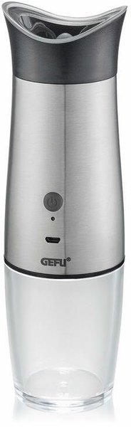 GEFU Salz-oder Pfeffermühle Velo Elektrisch mit Kippsensor USB