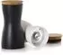 AdHoc TWIN Set Pfeffer- & Salzmühle - 2er-Set - schwarz, weiß - 2er-Set: Höhe 13,3 cm - Ø 6,2 cm