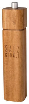 räder POESIE ET TABLE Salzmühle SALZGEHALT - braun - 5x5x22,5 cm