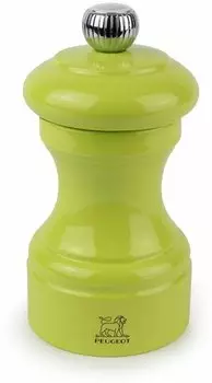 Peugeot Manual salt mill in lacquered wood, pistachio 10 cm