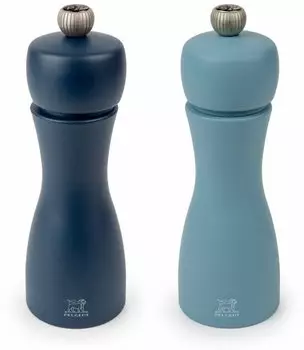 Peugeot Saveurs Set of 15 cm Tahiti manual wooden salt and pepper mills