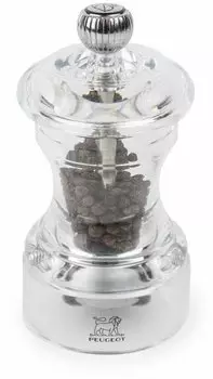 Peugeot Manual pepper mill in acrylic 10 cm