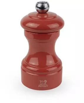 Peugeot Manual peppermill in terracotta lacquered wood 10 cm