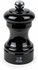 Peugeot Manual salt mill in lacquered wood black 10 cm