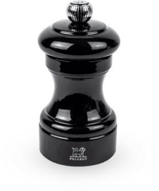Peugeot Manual pepper mill in black lacquered wood 10 cm