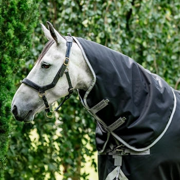 Horseware Amigo Bravo 12 XL Hood 0g Navy/Titanium Grey/Silver XL