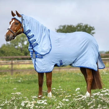 Horseware Amigo Ripstop Hoody - Azure Blue 155