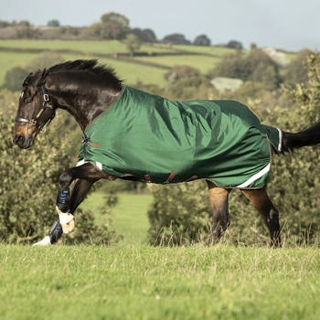 Horseware Rambo Original Turnout Lite 100g - Green/Red 140