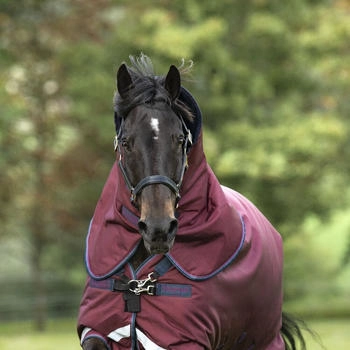 Horseware Rambo Original Hood Lite 0g - Burgundy XL