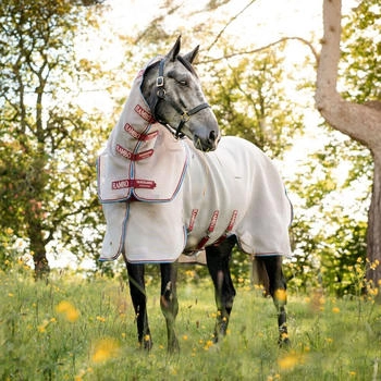 Horseware Rambo Protector Disc Front Oatmeal/Cherry Oatmeal/Cherry 165 cm / 7'3