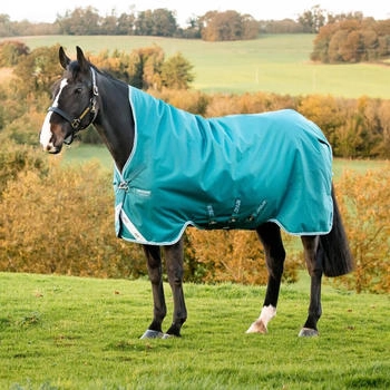 Horseware Amigo Bravo 12 Turnout Wug Medium 250g Navy/Titanium Grey/Silver 155 cm / 6'9