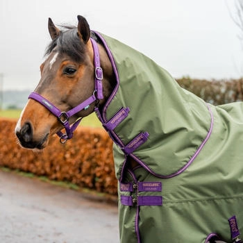 Horseware Amigo Hero Ripstop Hood 0g Blue/Navy/Grey XL