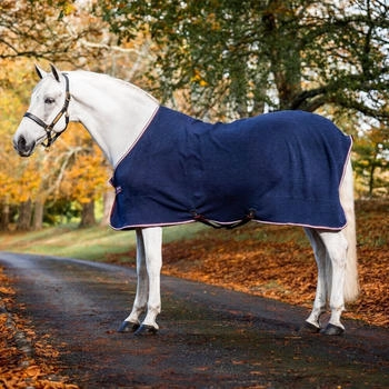 Horseware Embossed Jersey Cooler Navy HW Print 130