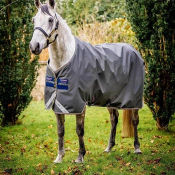 Horseware Amigo Bravo 12 Turnout Lite 0g Shadow/ Navy & Rose 125 cm / 5'9