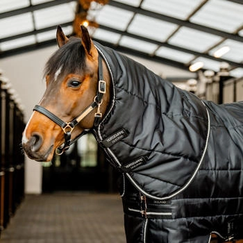 Horseware Easy-Layer Stable Hood 100g Black/Black/Silver L