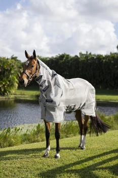 Horseware Rambo Protector Integrated Silver/Navy/White/Beige 145