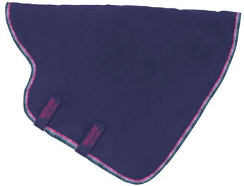 Horseware Rambo Optimo Stable Hood 200g - Navy/Burgundy blau XS