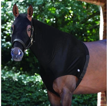WeatherBeeta Stretch Halsteil mit Reissverschluss - black schwarz L