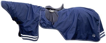 HKM Ausreitdecke mit abnehmbarem Halsteil Dunkelblau blau 155