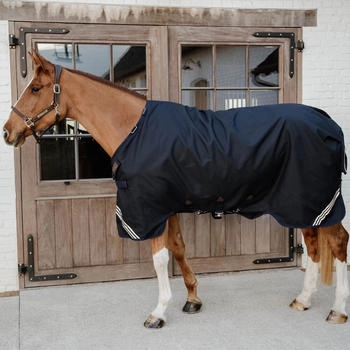 Kentucky Horsewear Turnout Rug All Weather Waterproof Comfort 100g Navy 130