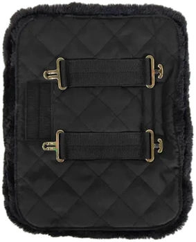 Kentucky Horsewear Brusterweiterung Steppung mit Fell Chest Expander Schwarz Onesize